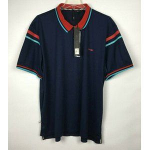 New  Paper Planes Navy Polo Shirt Size 4XL   NWT
